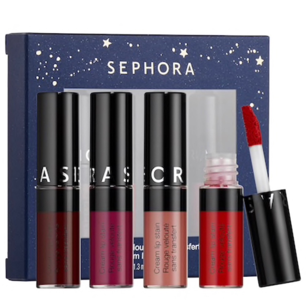 🆕Sephora 4 Pc Mini💋Lip Stain Set🆕